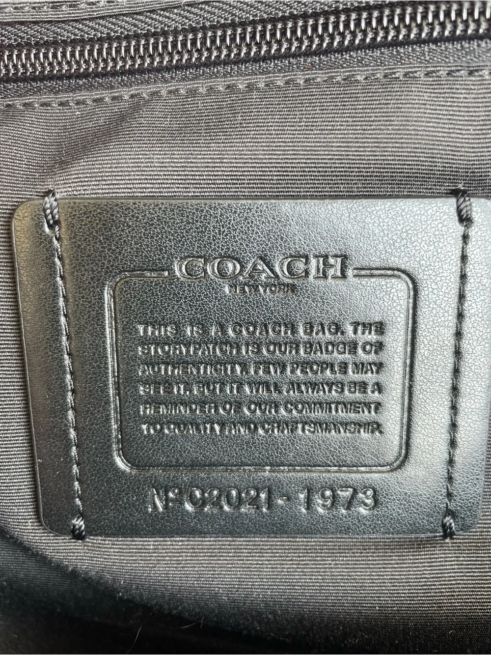 Coach **interior great
